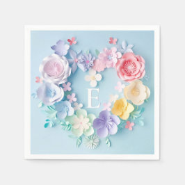 Guardanapo De Papel Corações, Flores, Borboletas De Papel Bonito