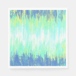 Guardanapo De Papel Corante Branco Verde Azul