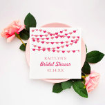 Guardanapo De Papel Cordas de Pé-de-Obra Chá de panela<br><div class="desc">Celebre em estilo com estes elegantes e tenentes guardanapos de chá de panela. Esta design é fácil de personalizar com sua redação de eventos especiais e seus convidados ficarão entusiasmados quando eles virem esses fraldos fabulosos. Itens correspondentes podem ser encontrados na coleção.</div>
