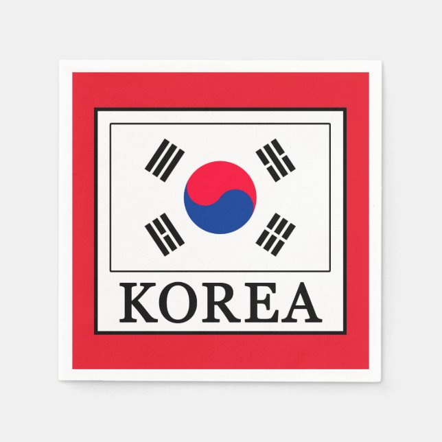 Guardanapo De Papel Coreia (Frente)