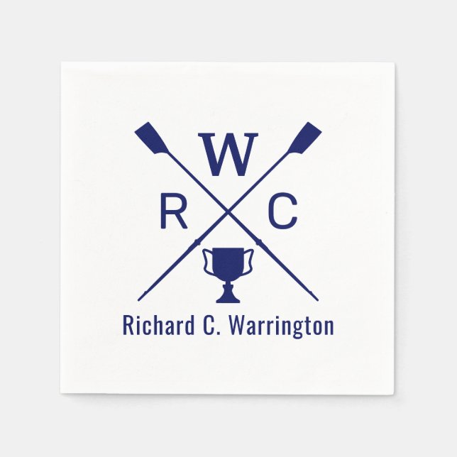 Guardanapo De Papel Cores de REDE Removendo Lâminas de Tripulação Oars (Frente)