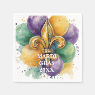 Guardanapo De Papel Cores Elegantes de Carnaval Personalizadas
