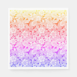 Guardanapo De Papel Cores quentes do rendas do Casamento vintage Arco-