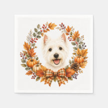 Coroa de Outono Westie