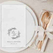 Coroa Floral Casamento Monograma Inicial