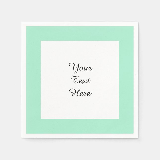 Guardanapo De Papel Correspondência Colorida de Alta Extremidade Verde (Frente)