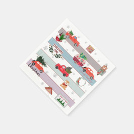 Guardanapo De Papel corrida da árvore de Natal