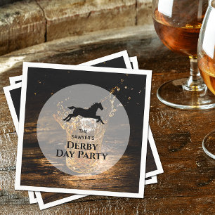 Guardanapo De Papel Corrida de Cavalo Rustic Bourbon Derby