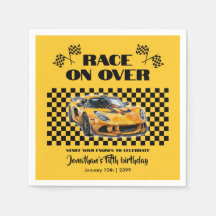 Corrida Sobre Qualquer Carro Esportivo Amarelo De 