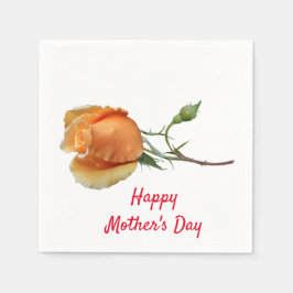 Guardanapo De Papel Corte de rosa solteiro