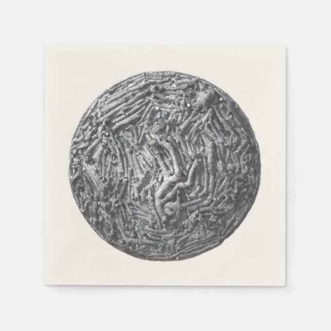 Guardanapo De Papel Cortes de caixa: Lua  (Frente)