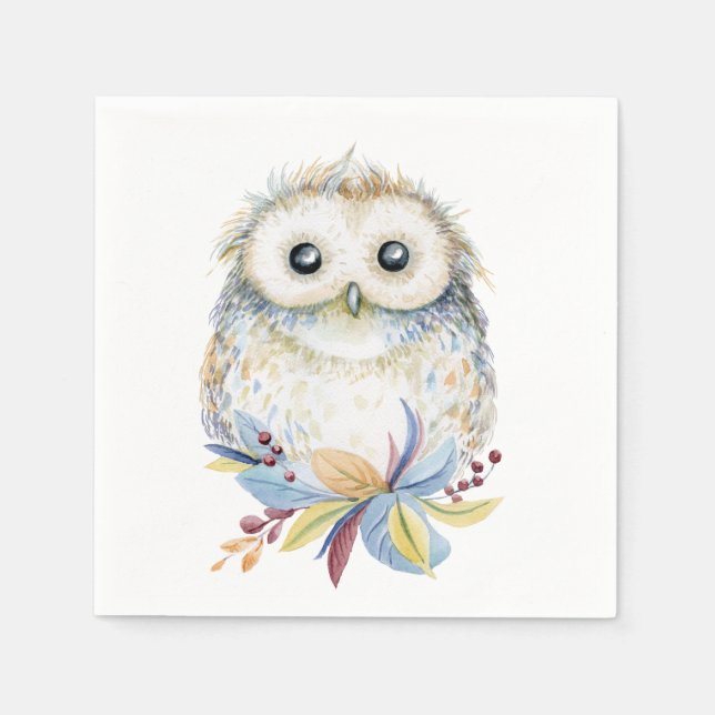 Guardanapo De Papel Coruja (Frente)