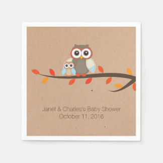 Guardanapo De Papel Coruja Rústica Bonita Papel de Chá de fraldas Napk