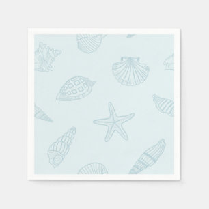 Guardanapo De Papel Costeira Dine Seafoam Blue