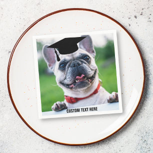 Guardanapo De Papel Costume engraçado da foto do buldogue francês da