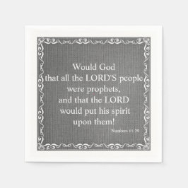 Guardanapo De Papel Cota de Escrituras de Bíblia de Testamento Antigo 