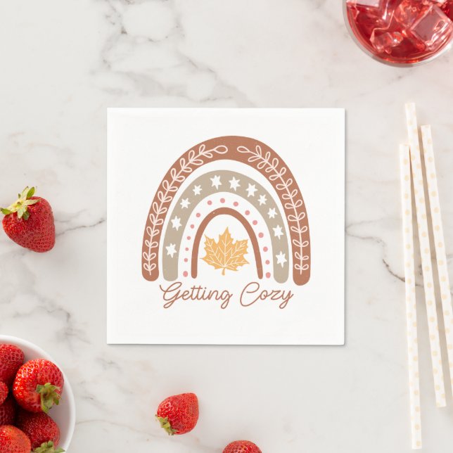 Guardanapo De Papel Cota de outono de Boho (Insitu)