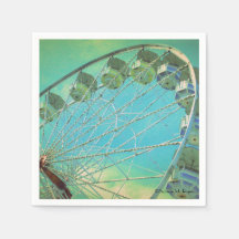 Country Fair Ferris Wheel - Partido do Papel Napki