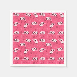 Guardanapo De Papel Cowgirl Boots & Cactus Western Pattern