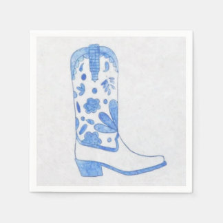 Guardanapo De Papel Cowgirl Coktail Napkin