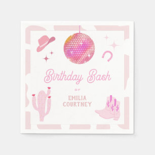 Guardanapo De Papel CowGirl Western Rodeo Birthday Bash