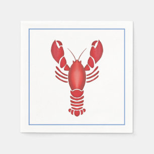 Guardanapo De Papel Cozinha Costeira de Lagosta Assar Lagosta Fest
