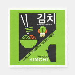Guardanapo De Papel Cozinha Kimchi Coreana
