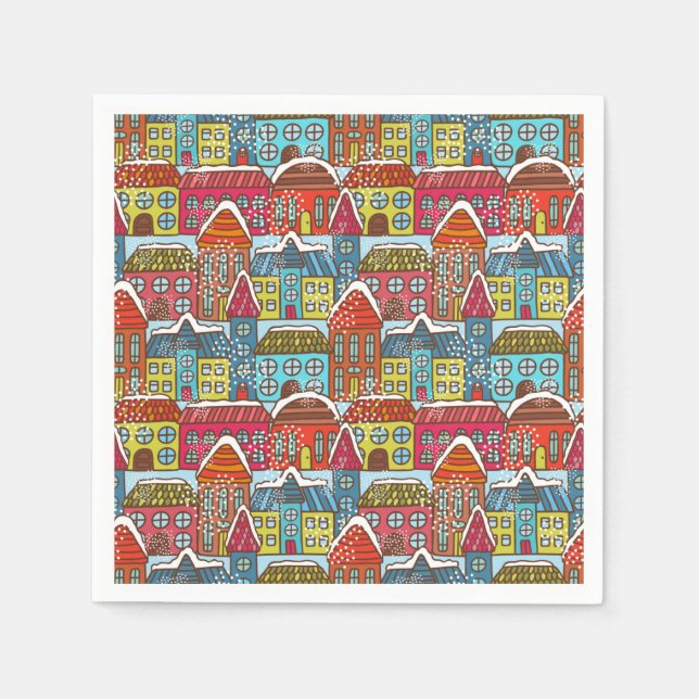 Guardanapo De Papel Cozy Natal (Frente)