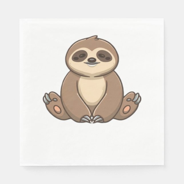 Guardanapo De Papel Cozy Sloth Classic T-Shirt (Frente)