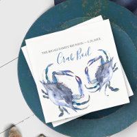 Crab Boil Personalizado Aquarela Costeira