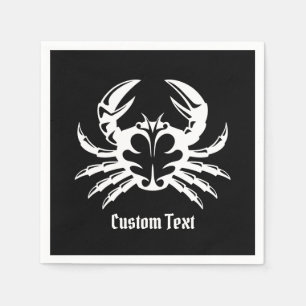Guardanapo De Papel Crab White