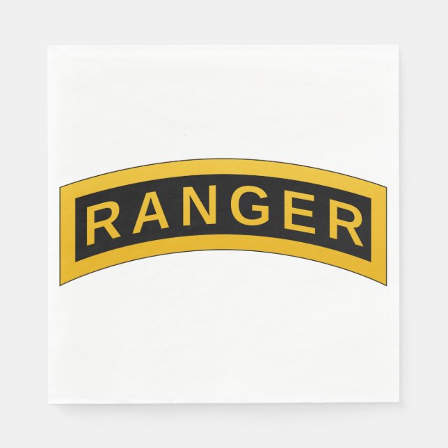 Guardanapo De Papel Crachá de Ranger (Frente)