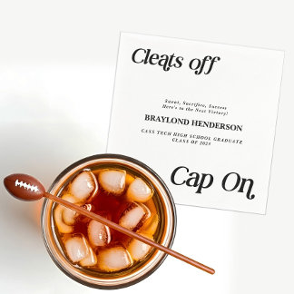 Guardanapo De Papel Crachás de Graduação de Atleta fora do Gorro Acion