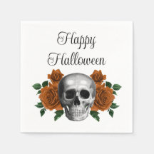 Cranio Floral Gótico Halloween
