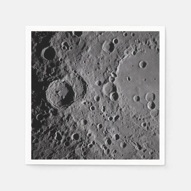 Guardanapo De Papel Crateras Lunares Artemis II (Frente)