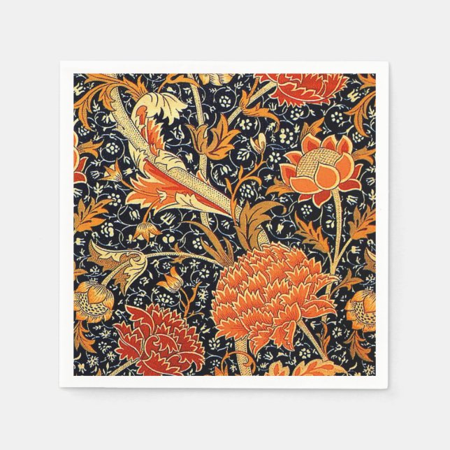Guardanapo De Papel Cray por William Morris (Frente)