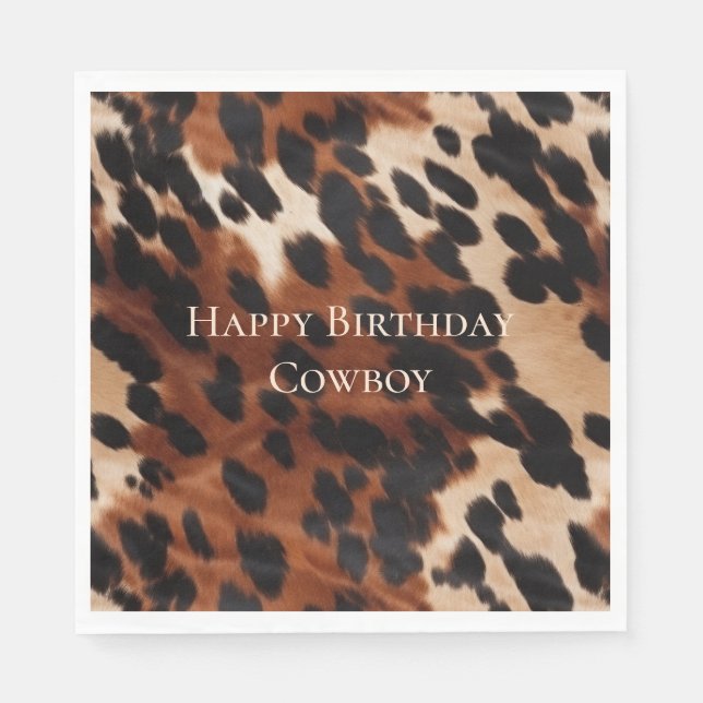 Guardanapo De Papel Cream Castanho Negro (Frente)