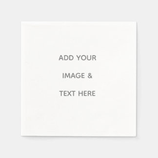 Guardanapo De Papel Create Your Own white
