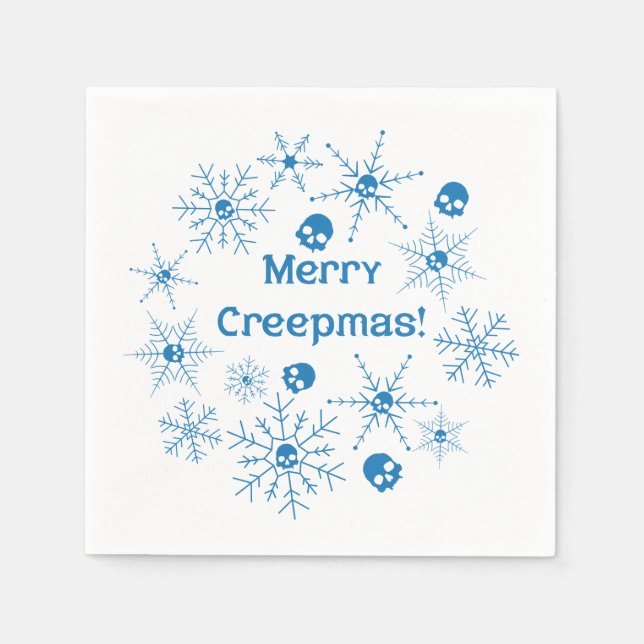 Guardanapo De Papel Creepmas feliz! (Frente)