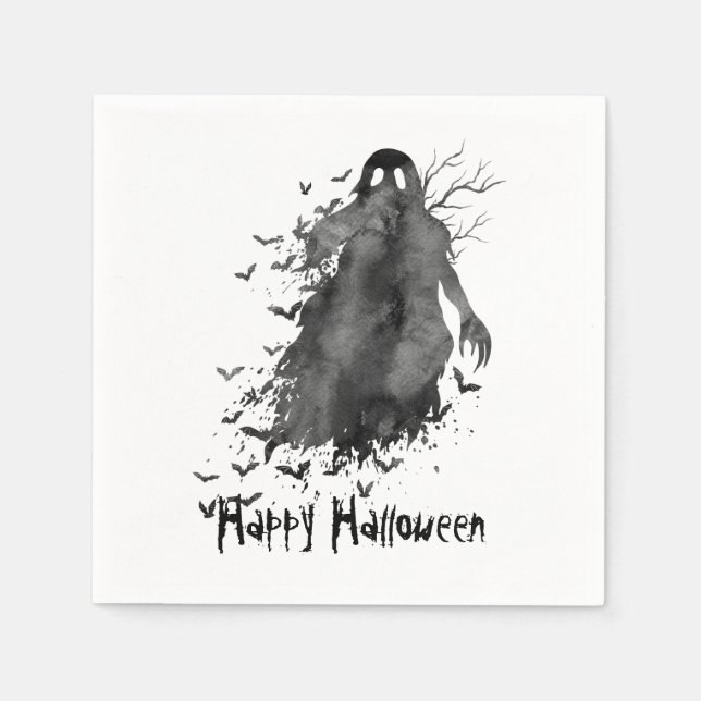 Guardanapo De Papel Creepto Ghost Halloween Paper Napkins (Frente)
