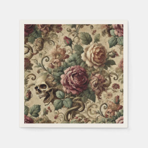 Guardanapo De Papel Crematório de Rosewood - Travesseiro Floral Gótico