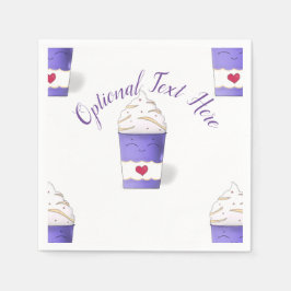 Guardanapo De Papel Creme Latte & Whipped (Púrpura) Nápoles