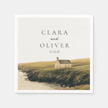 Creme Olive Serif Casamento Costa Irlandesa Cockta