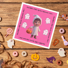 Guardanapo De Papel Crianças Pequenas Festas de Halloween