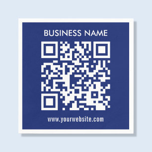 Guardanapo De Papel Criar um código QR instantaneamente design simples