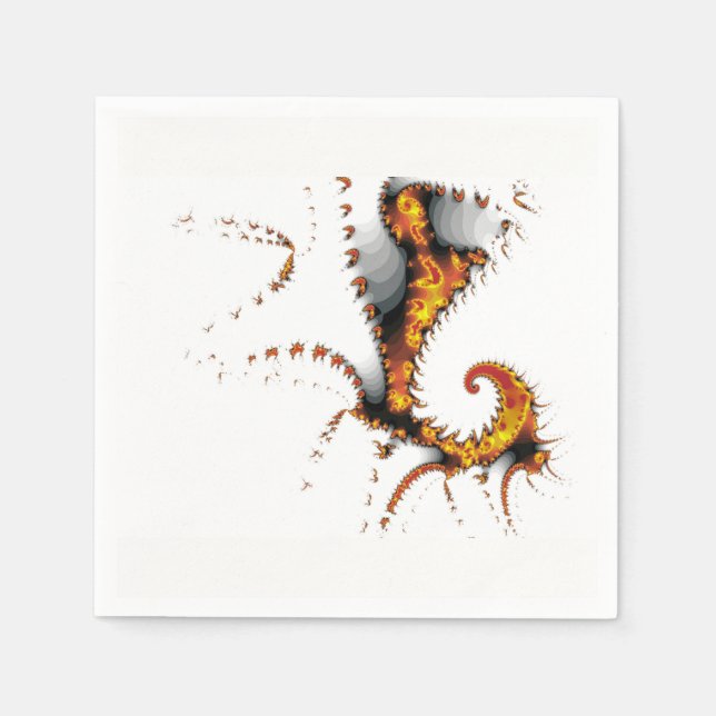 GUARDANAPO DE PAPEL CRIATURAS MÍTICAS (Frente)