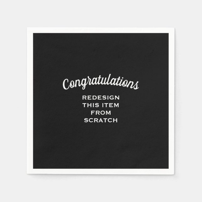 Guardanapo De Papel Crie seu (Frente)