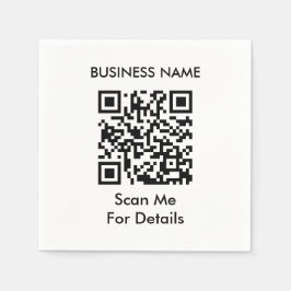 Guardanapo De Papel Crie seu próprio código QR