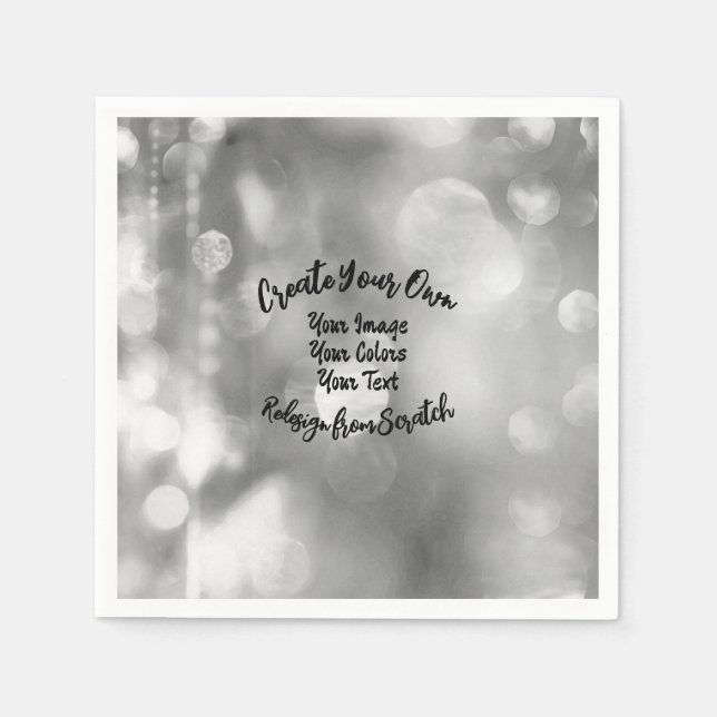 Guardanapo De Papel Crie seu próprio design/cor personalizado (Frente)