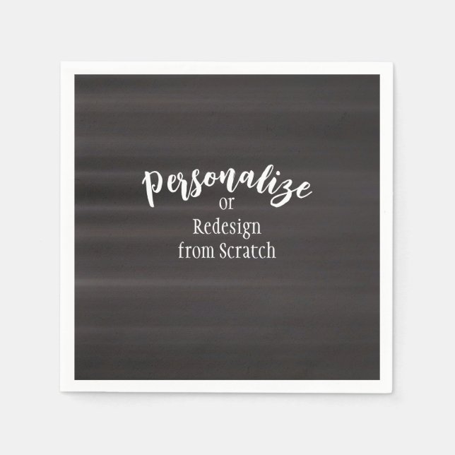 Guardanapo De Papel Crie seu próprio design personalizado (Frente)